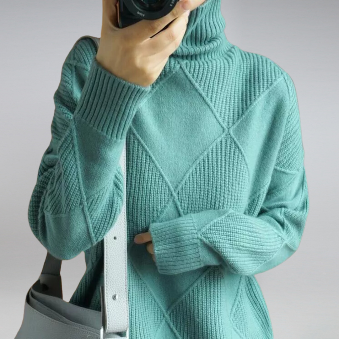 ace - Turtleneck Jumper Made of Soft Cashmere