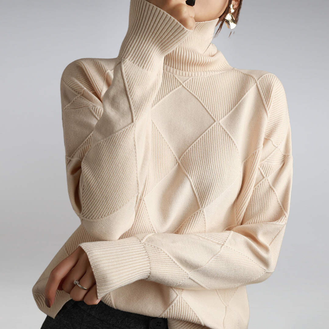 ace - Turtleneck Jumper Made of Soft Cashmere