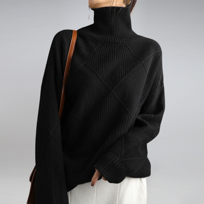 ace - Turtleneck Jumper Made of Soft Cashmere